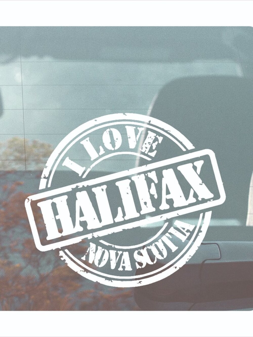 I love Halifax nova scotia Decal 6 inch.